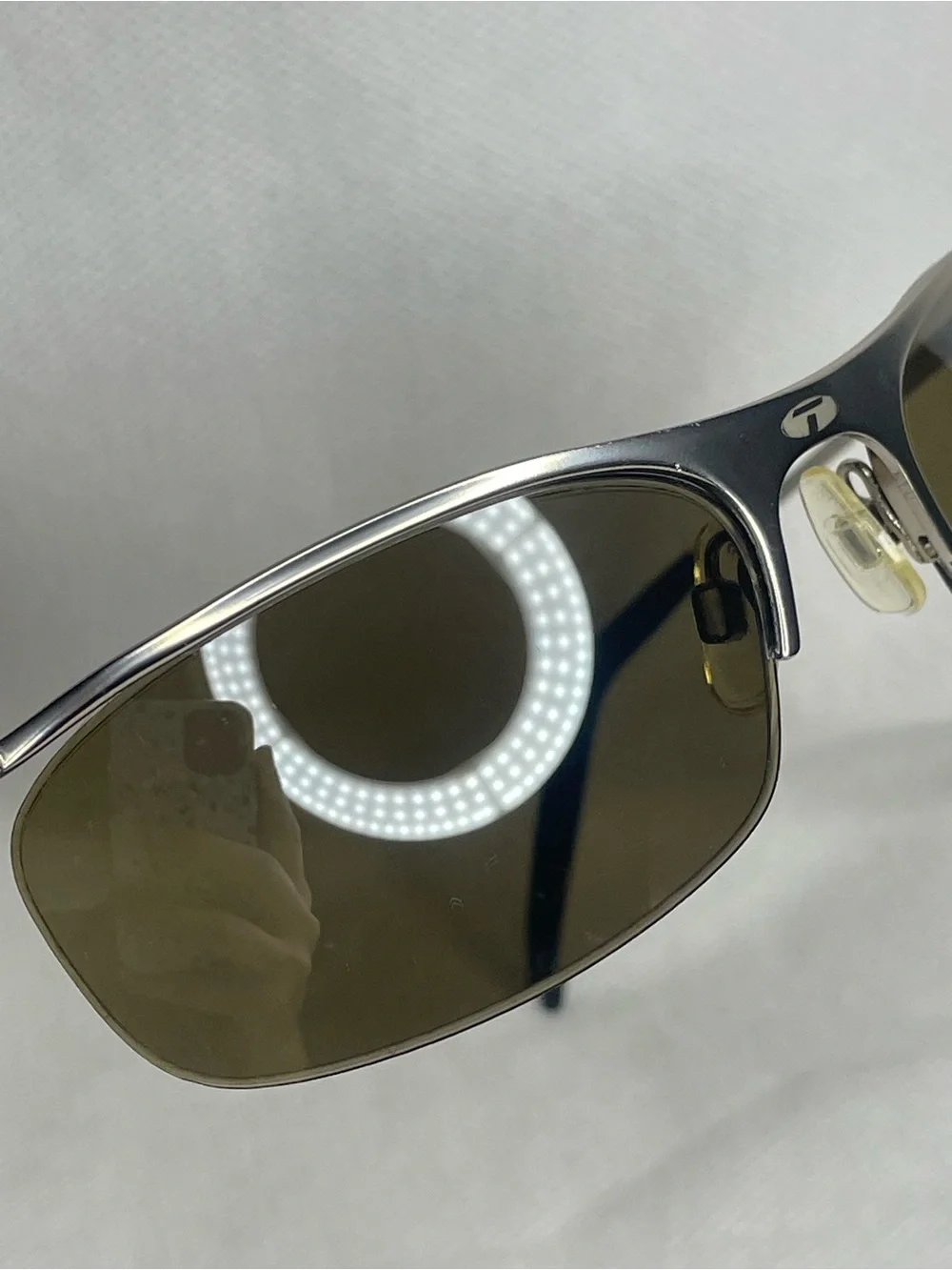 Tifosi RIDGE Polarized Activewear Sunglasses Champagne Lens Metal Frame T-F600
